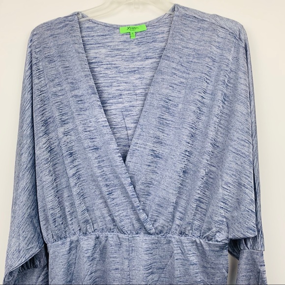 Xtaren Plus Romper 3X Blue Shorts Stretch Womens - Picture 2 of 8